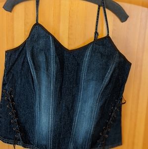 Corset style tank